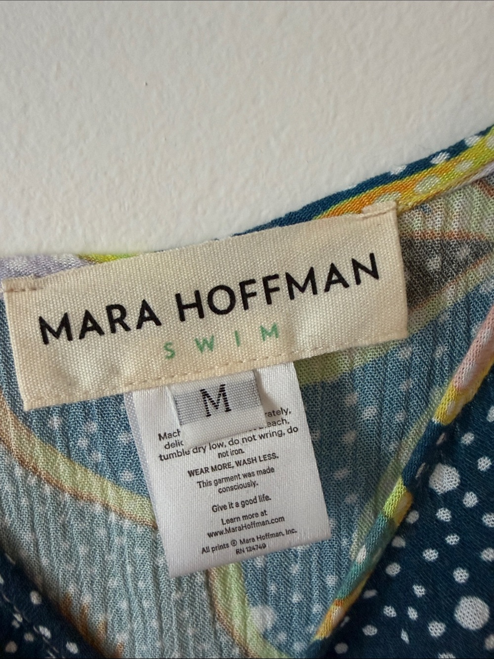 Mara Hoffman Floral Slip Maxi Dress - Pink, Teal & Navy - Picture 3 of 4
